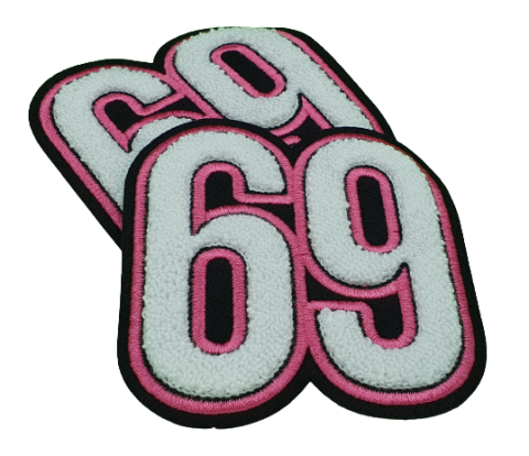 badstof chenille vilt varsity letters emblemen badges patches pro merchandise laten maken bestellen kopen 11
