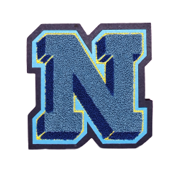 badstof chenille vilt varsity letters emblemen badges patches pro merchandise laten maken bestellen kopen 9