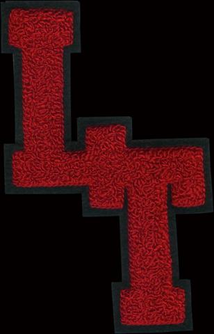 badstof vilt varsity letters emblemen 11