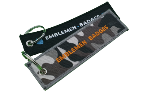 geborduurde sleutelhangers laten borduren maken remove before flight emblemen badges patches pro merchanidise 6