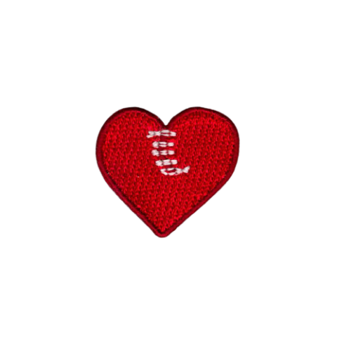 patchesbadges badge- ibadge pro-merchandise-buying custom-made heart red