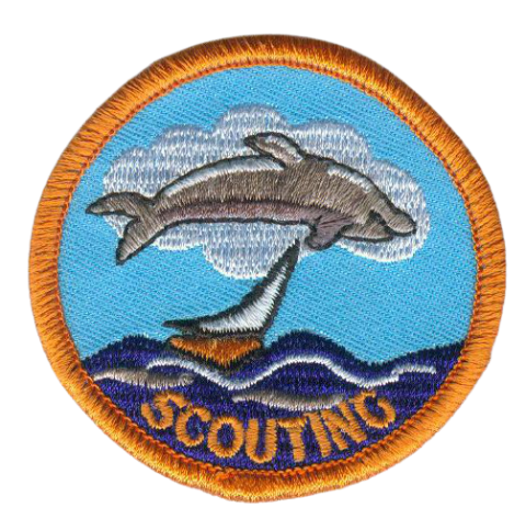 scouting badges insignes emblemen dolfijn- maken kopen vaardigheidsinsignes