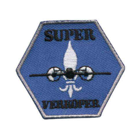 scouting badges insignes emblemen vlag-asten maken kopen vaardigheidsinsignes franse-lelie